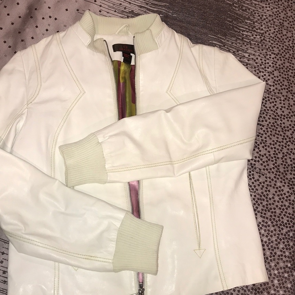 30off today!Daniel White Motorcycle Leather Jacket